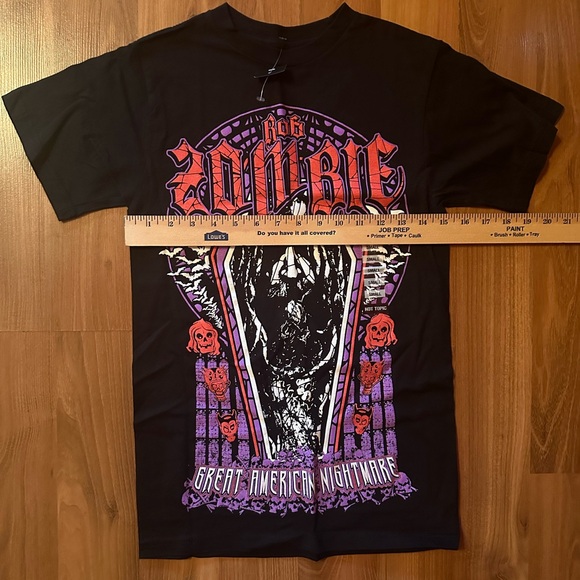 🆕 NWT Rob Zombie Stained Glass T-shirt size small Hot Topic 🎸 - Picture 5 of 7